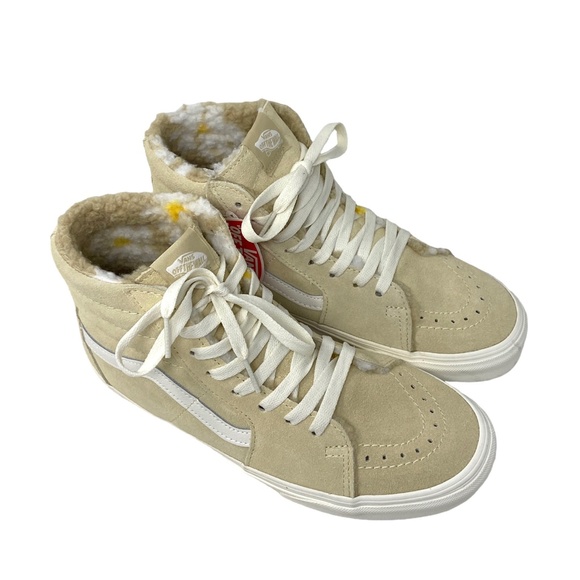 VANS Sk8-Hi Cozy Hug Biscotti Shoes Suede Sneakers Casual Women Size VN0A7Q5NBVV - Picture 4 of 11